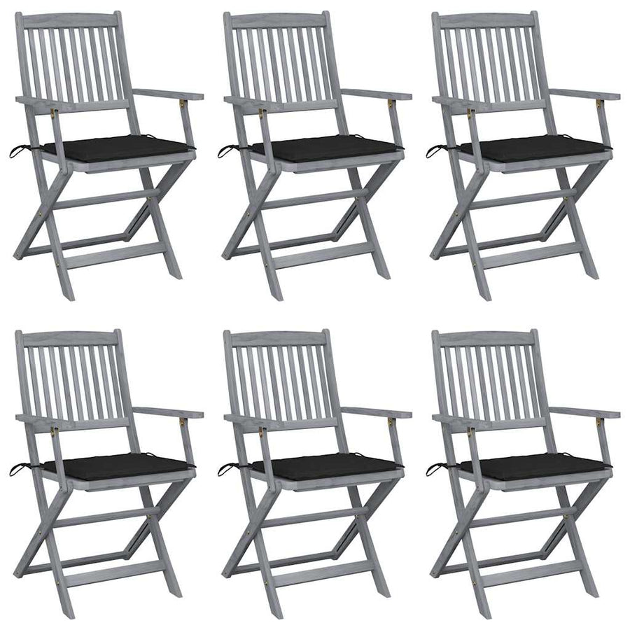 Tuinstoelen Inklapbaar Met Kussens Massief Acaciahout 6