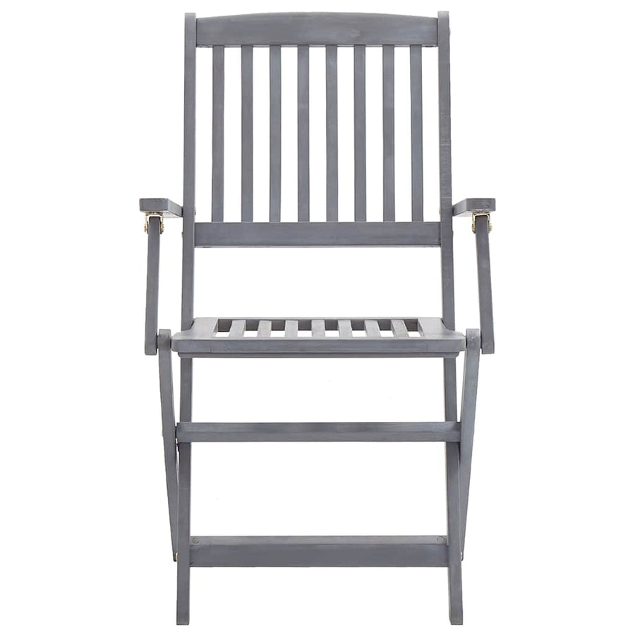 Tuinstoelen Inklapbaar Met Kussens Massief Acaciahout 6 Taupe