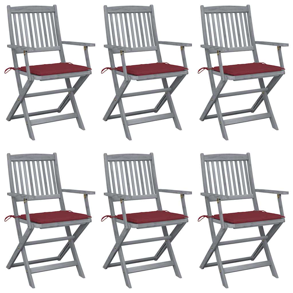 Tuinstoelen Inklapbaar Met Kussens Massief Acaciahout 6