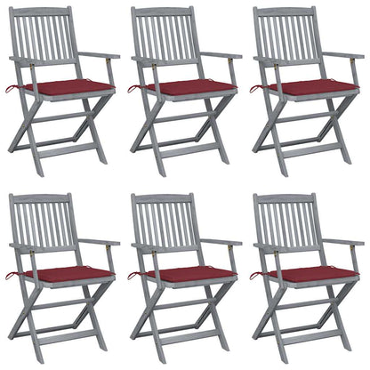 Tuinstoelen Inklapbaar Met Kussens Massief Acaciahout 6