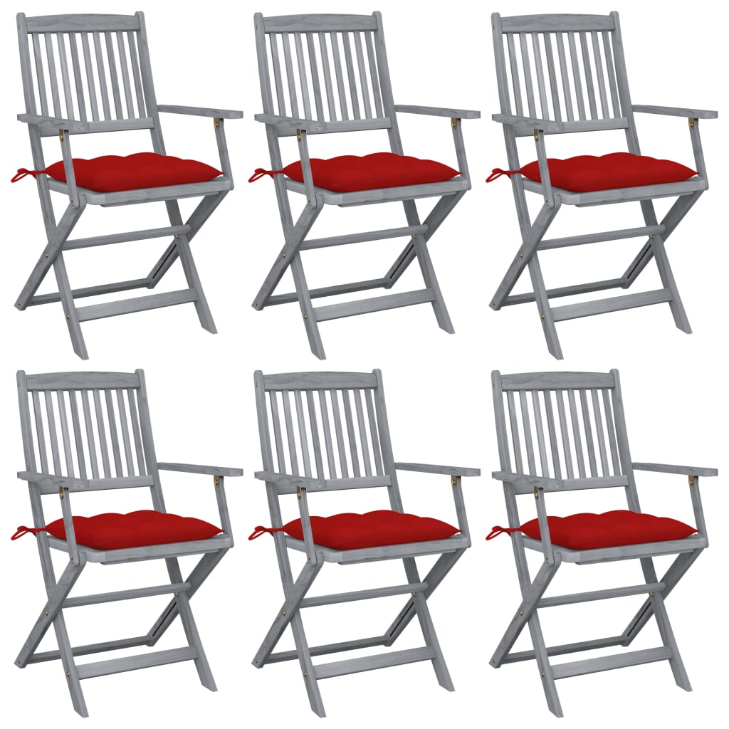 Tuinstoelen Inklapbaar Met Kussens Massief Acaciahout 6