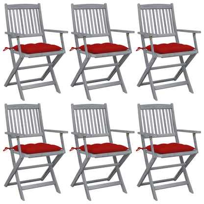 Tuinstoelen Inklapbaar Met Kussens Massief Acaciahout 6