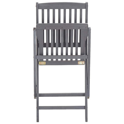 Tuinstoelen 6 st inklapbaar met kussens massief acaciahout