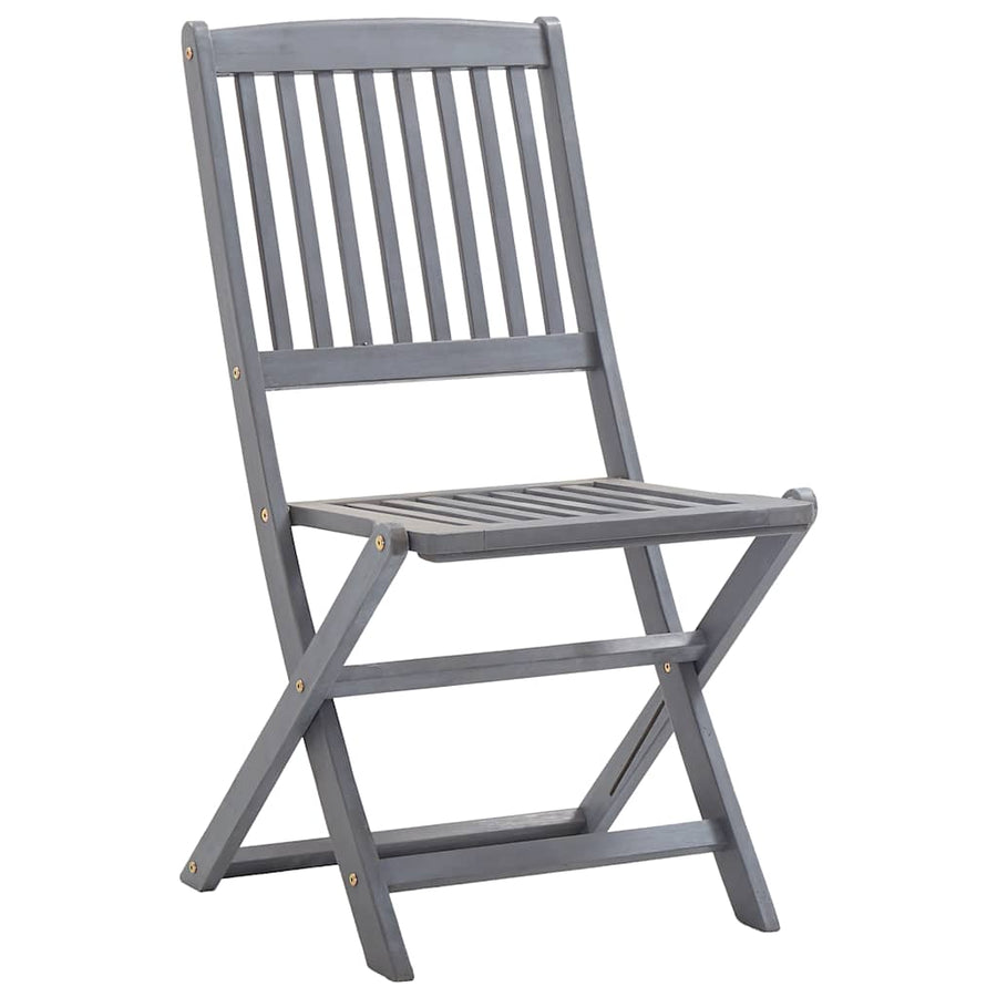 Tuinstoelen Inklapbaar Met Kussens Massief Acaciahout 6 Taupe