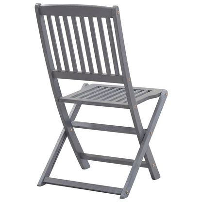 Tuinstoelen Inklapbaar Met Kussens Massief Acaciahout 6 Taupe