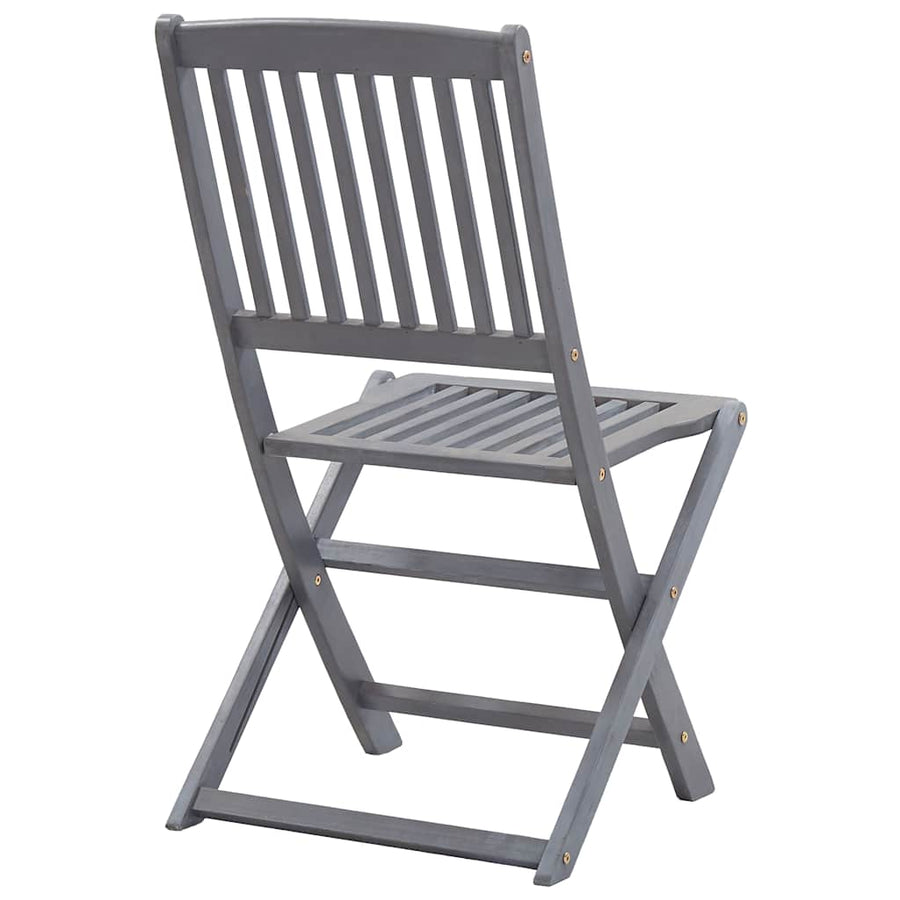 Tuinstoelen Inklapbaar Met Kussens Massief Acaciahout 6 Taupe