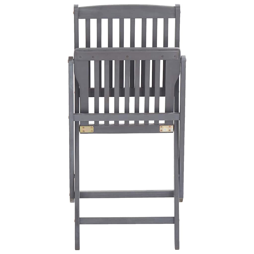 Tuinstoelen Inklapbaar Met Kussens Massief Acaciahout 6 Taupe