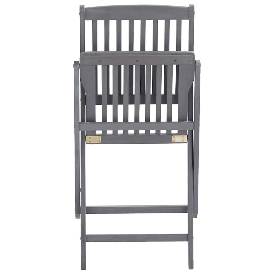 Tuinstoelen Inklapbaar Met Kussens Massief Acaciahout 6 Taupe