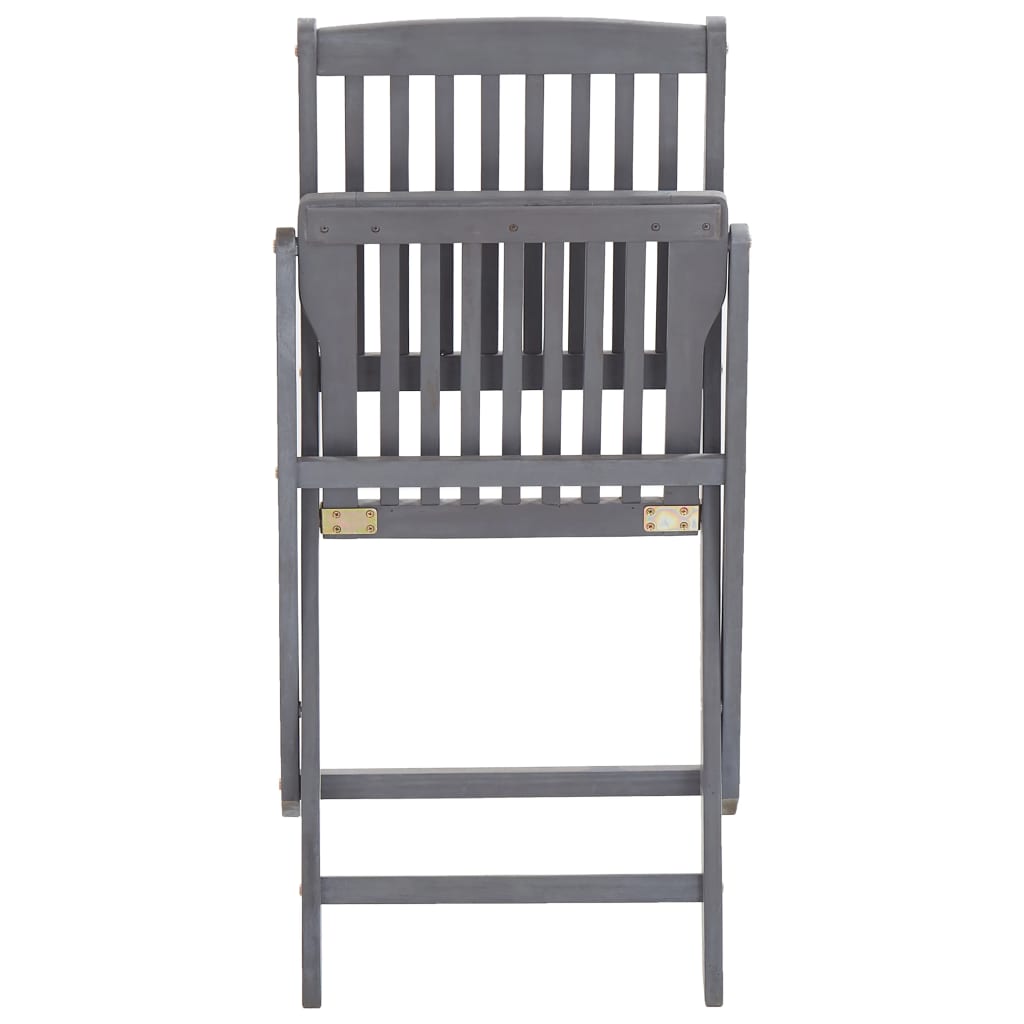 Tuinstoelen 6 St Inklapbaar Met Kussens Massief Acaciahout Heldergroen