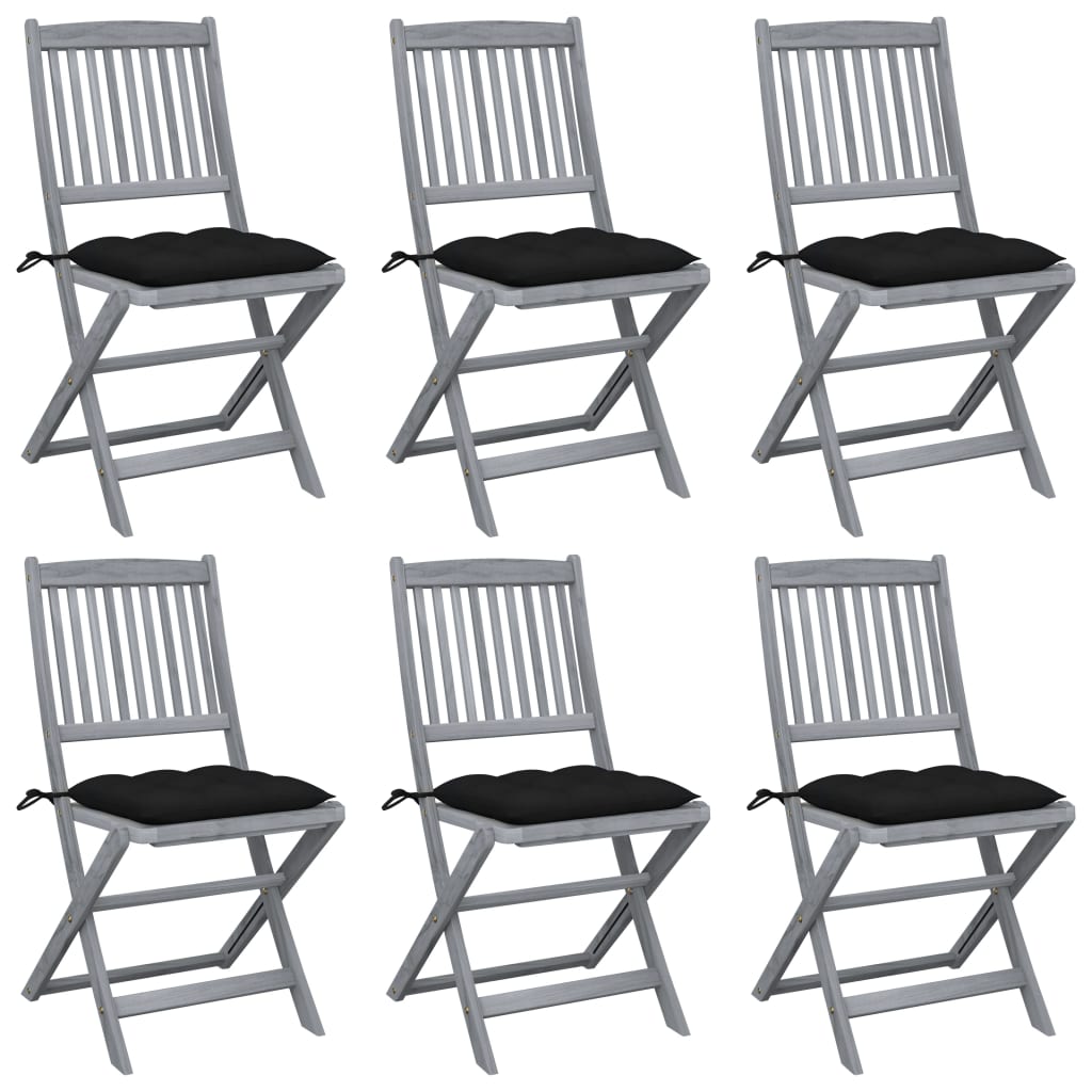 Tuinstoelen Inklapbaar Met Kussens Massief Acaciahout 6