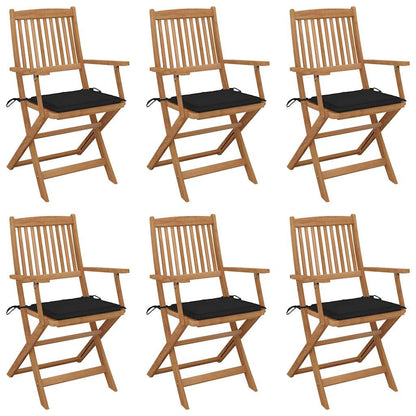 Tuinstoelen Inklapbaar Met Kussens Massief Acaciahout 6
