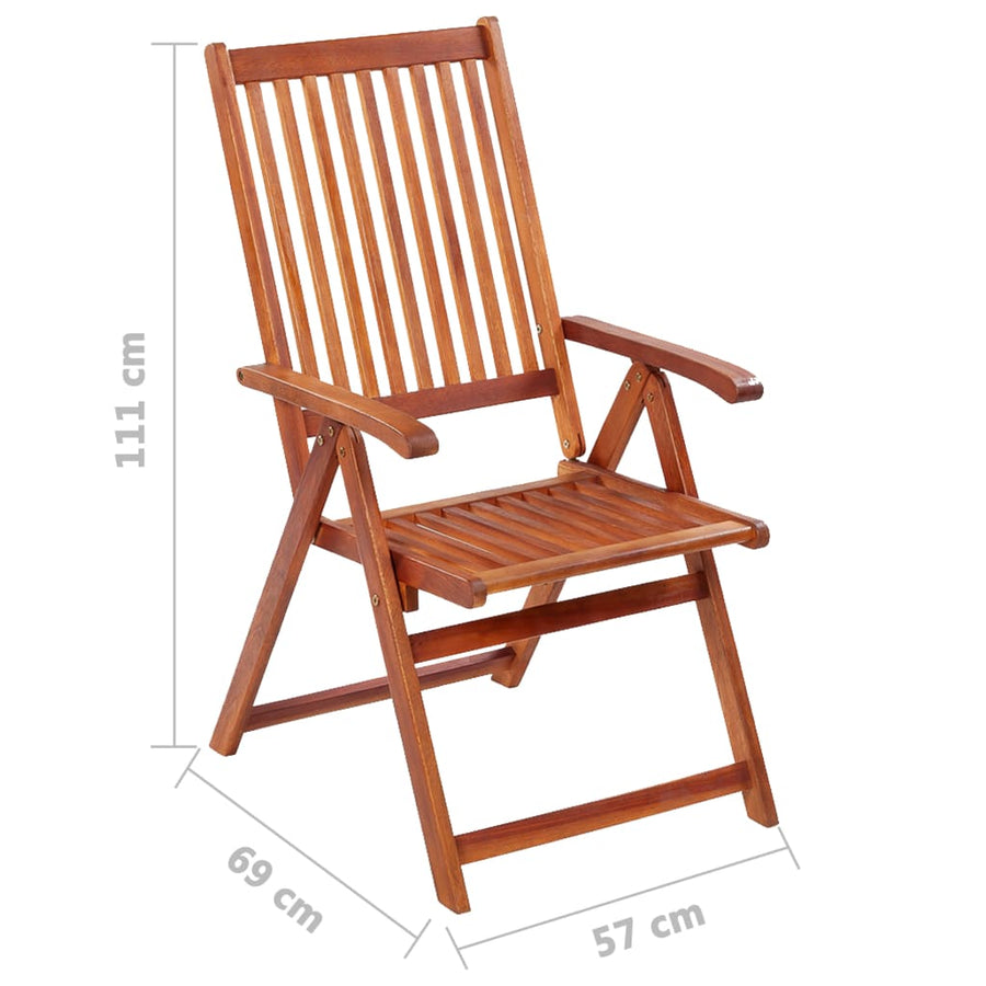 Tuinstoelen Inklapbaar Massief Acaciahout 4