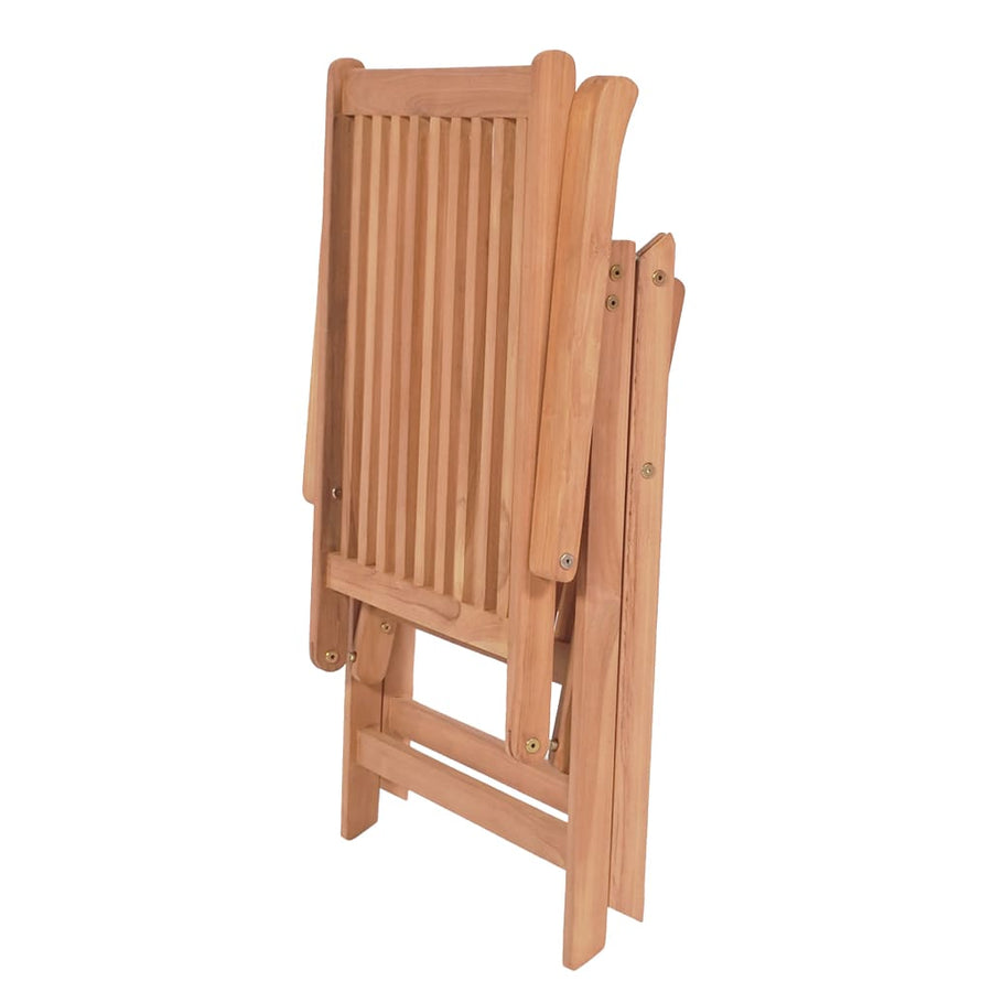 Tuinstoelen Verstelbaar Massief Teakhout 4