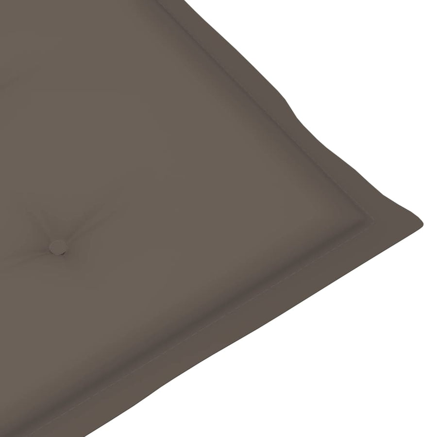 Tuinstoelen Met Kussens Massief Teakhout 4 Taupe