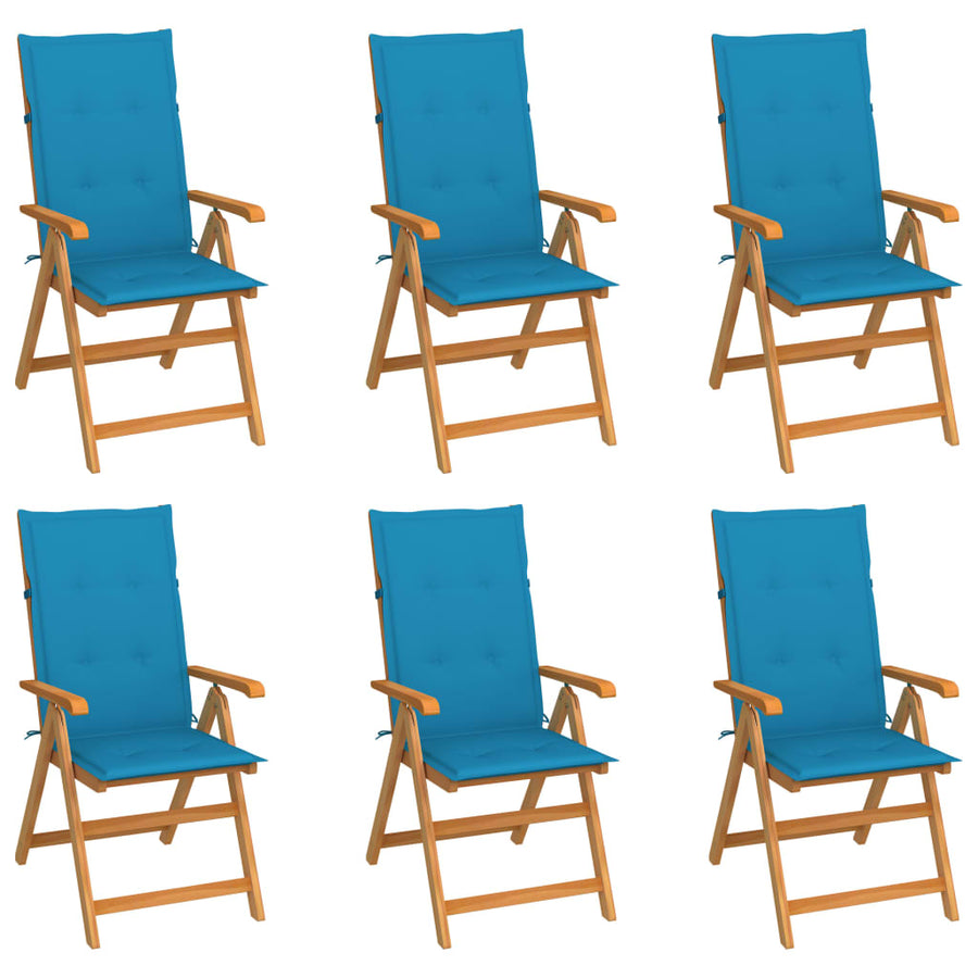 Tuinstoelen Met E Kussens Massief Teakhout 6