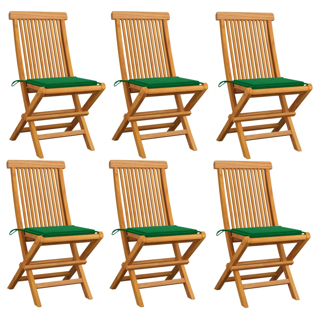 Tuinstoelen Met E Kussens Massief Teakhout 6