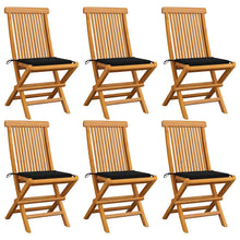 Tuinstoelen Met E Kussens Massief Teakhout 6