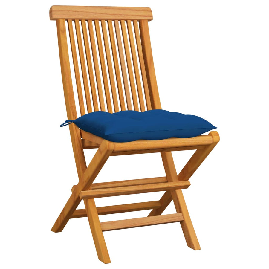 Tuinstoelen Met E Kussens Massief Teakhout 6