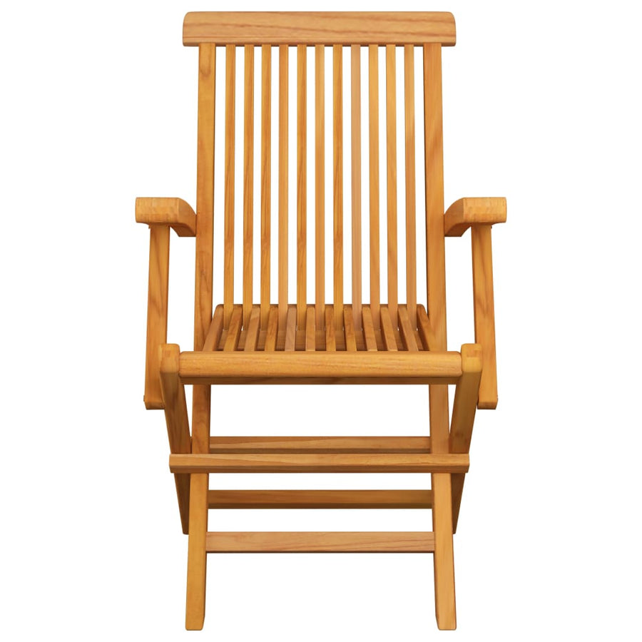 Tuinstoelen Met Grijze Kussens Massief Teakhout 4 Grijs