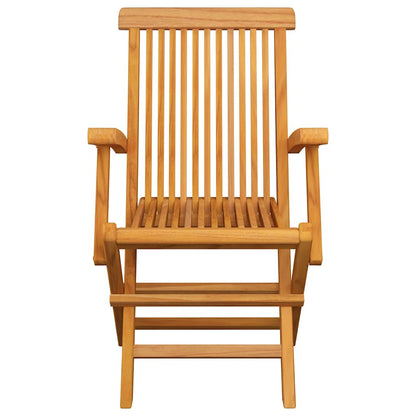 Tuinstoelen Met Rode Kussens Massief Teakhout 4