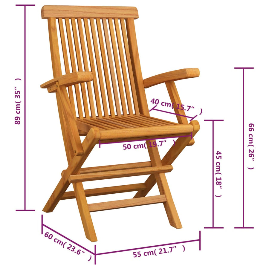 Tuinstoelen 4 St Met Taupe Kussens Massief Teakhout