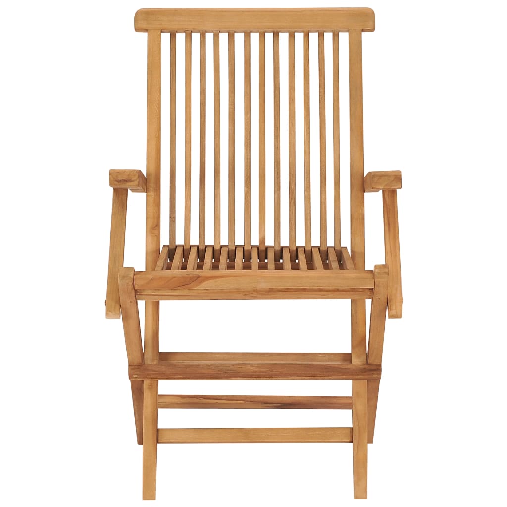 Tuinstoelen Met Grijze Kussens Massief Teakhout 4 Grijs