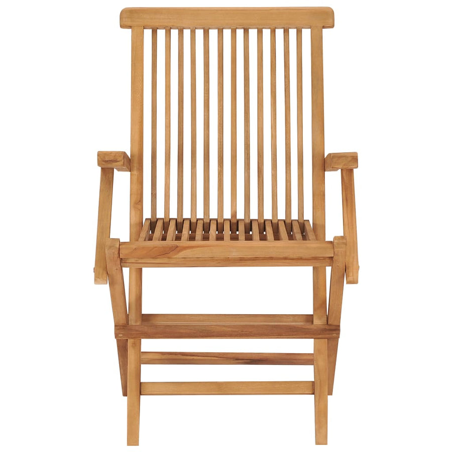 Tuinstoelen Met E Kussens Massief Teakhout 4 Blauw
