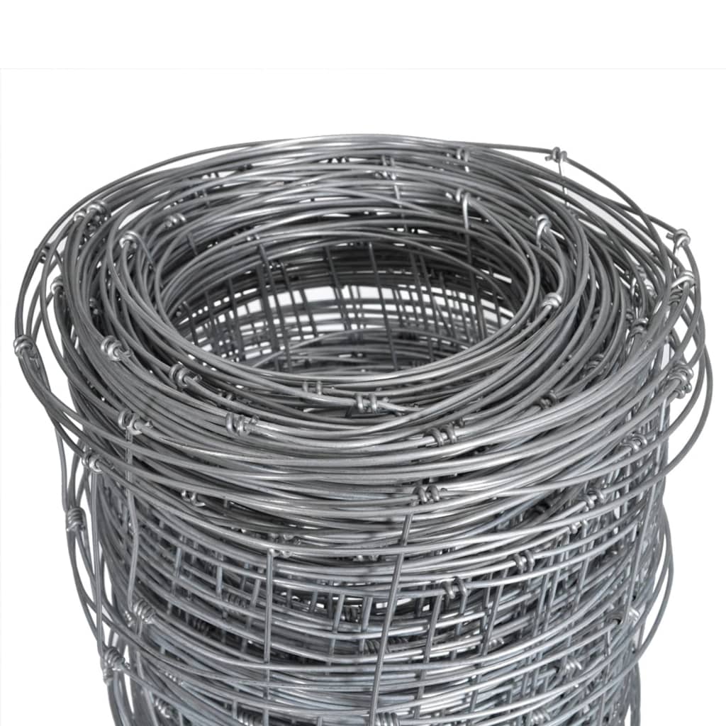 Hek 50X1,5 M Gegalvaniseerd Staal Zilverkleurig 1