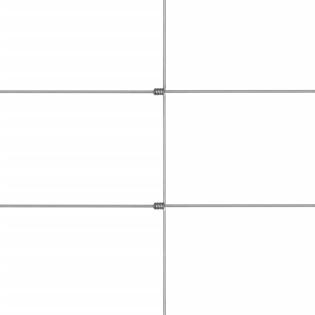 Tuinhek 50X1,6 M Gegalvaniseerd Staal Zilverkleurig 1