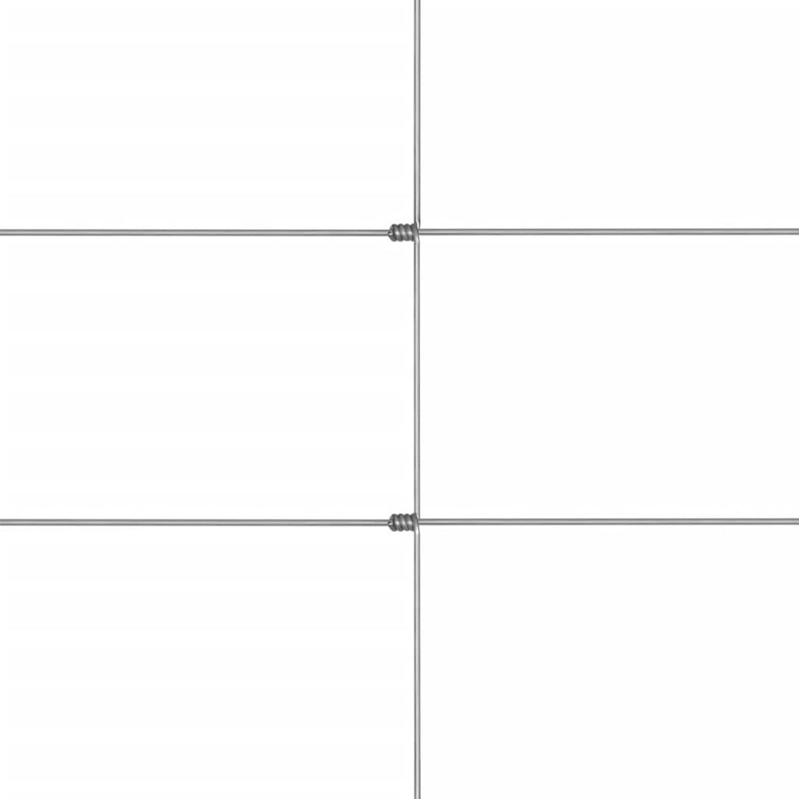Tuinhek 50X1,6 M Gegalvaniseerd Staal Zilverkleurig 1