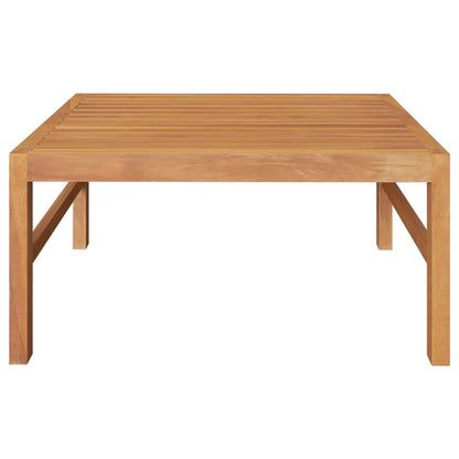 2-Delige Loungeset Met Kleurige Kussens Teakhout crème midden + hoekTafel