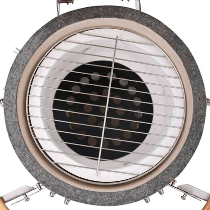 Kamado Barbecue 8 Cm Keramiek Rood