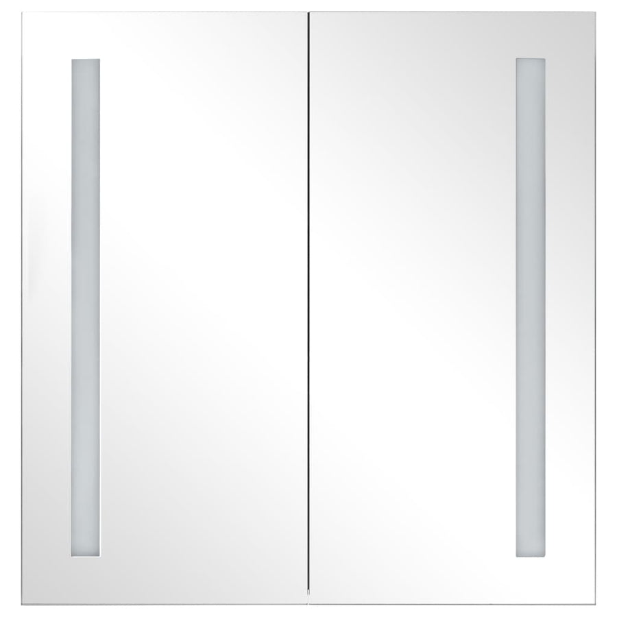Badkamerkast Met Spiegel En Led 62X14X60 Cm