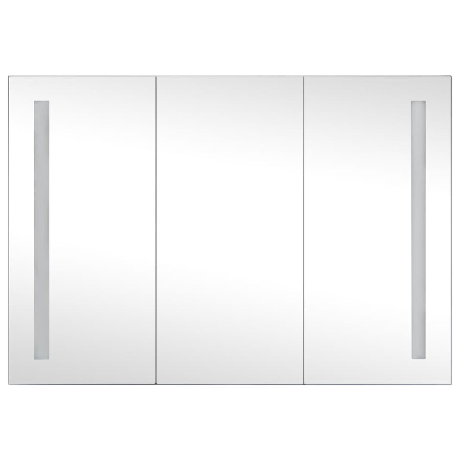 Badkamerkast Met Spiegel En Led 89X14X62 Cm