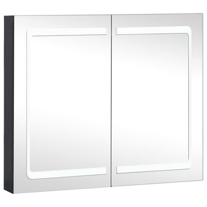 Badkamerkast Met Spiegel En Led 80X12,2X68 Cm