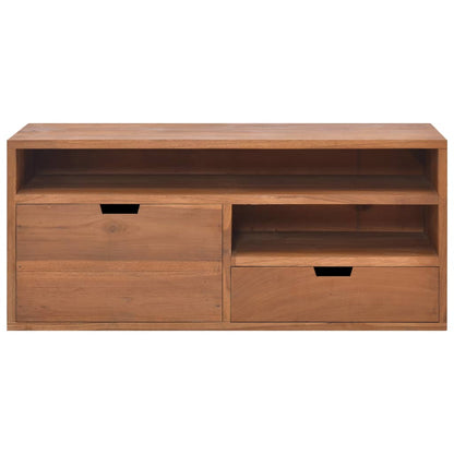 Tv-Meubel 90X30X40 Cm Massief Teakhout 90 cm