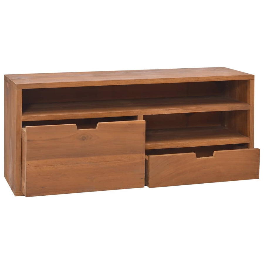 Tv-Meubel 90X30X40 Cm Massief Teakhout 90 cm