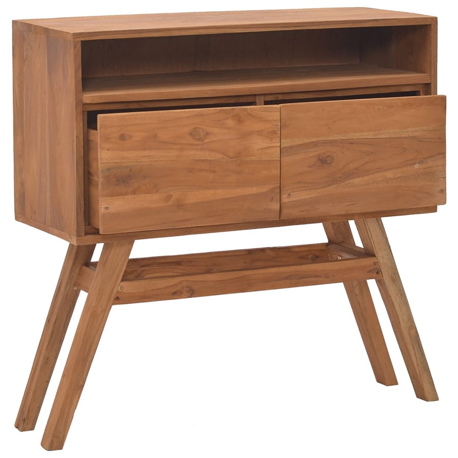 Wandtafel Massief Teakhout 80 x 30 x 80 cm