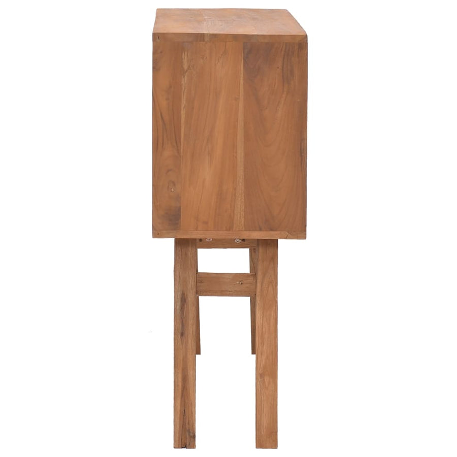 Wandtafel Massief Teakhout 80 x 30 x 80 cm