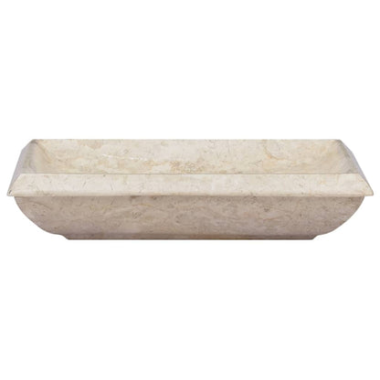Gootsteen 50X35X10 Cm Marmer Kleurig Crème