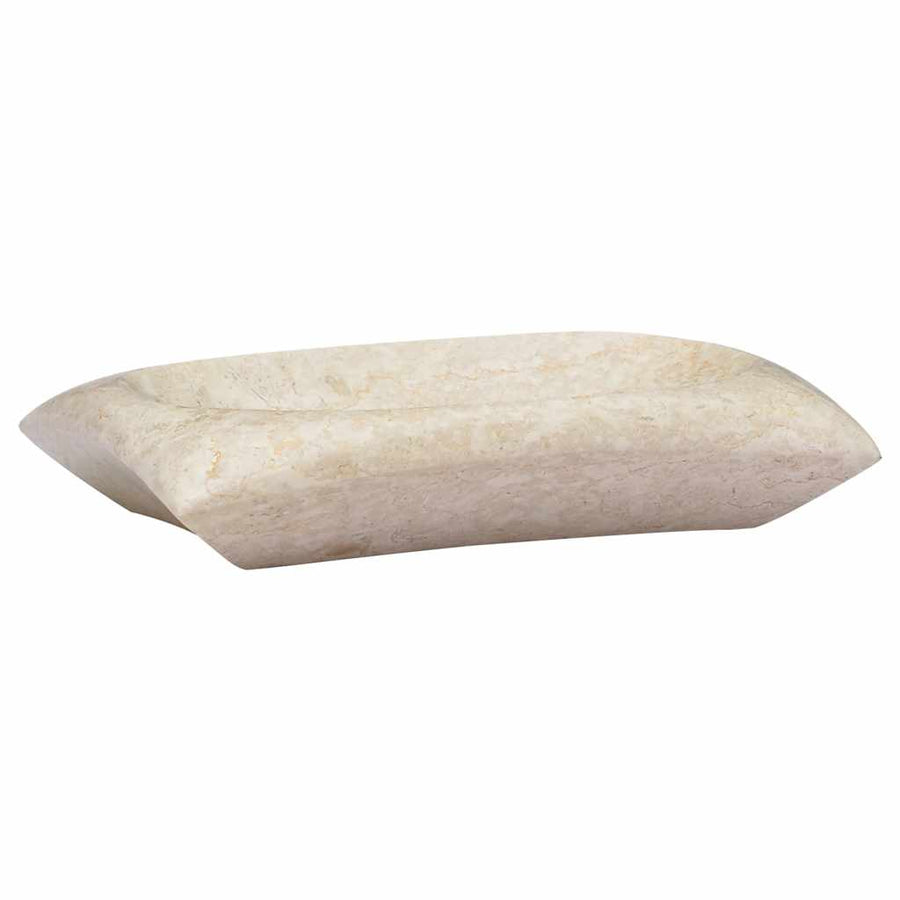 Gootsteen 50X35X10 Cm Marmer Kleurig Crème