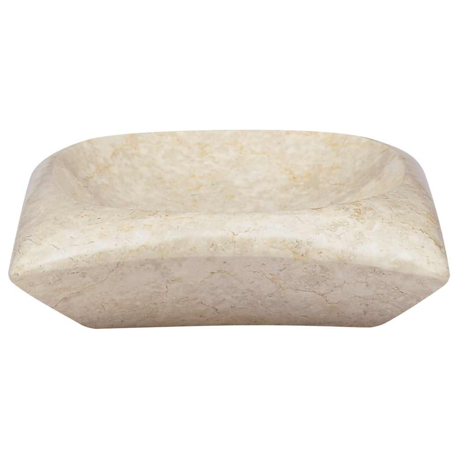 Gootsteen 50X35X10 Cm Marmer Kleurig Crème