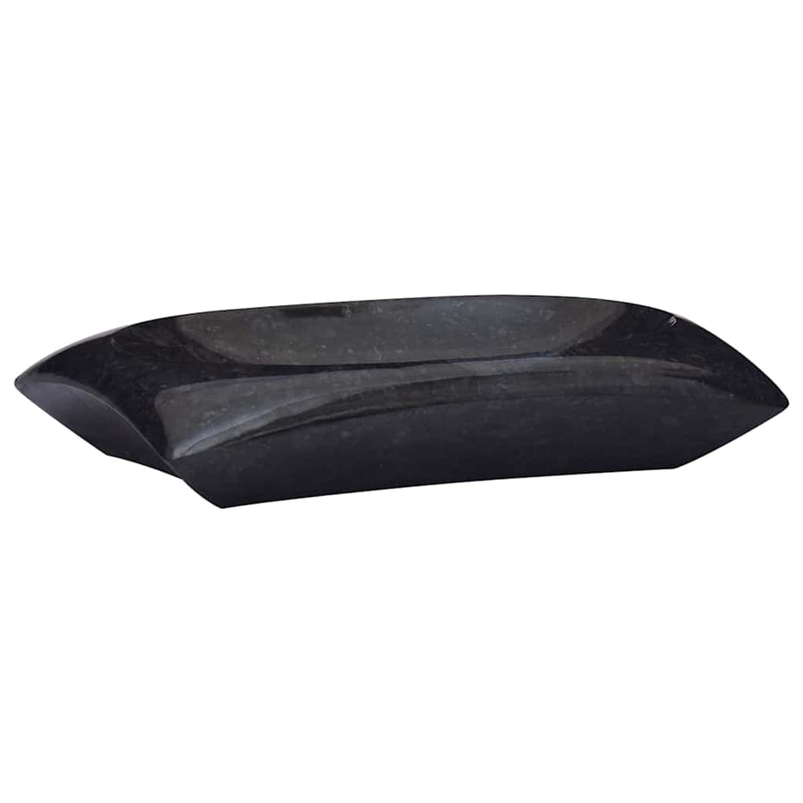 Gootsteen 50x35x10 cm marmer zwart