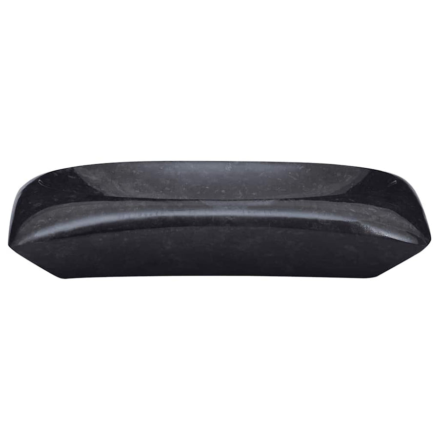 Gootsteen 50x35x10 cm marmer zwart