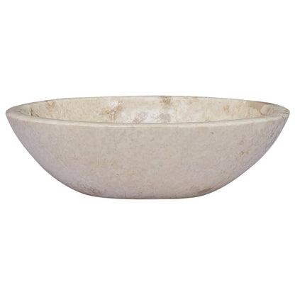 Gootsteen 53X40X15 Cm Marmer Kleurig Crème
