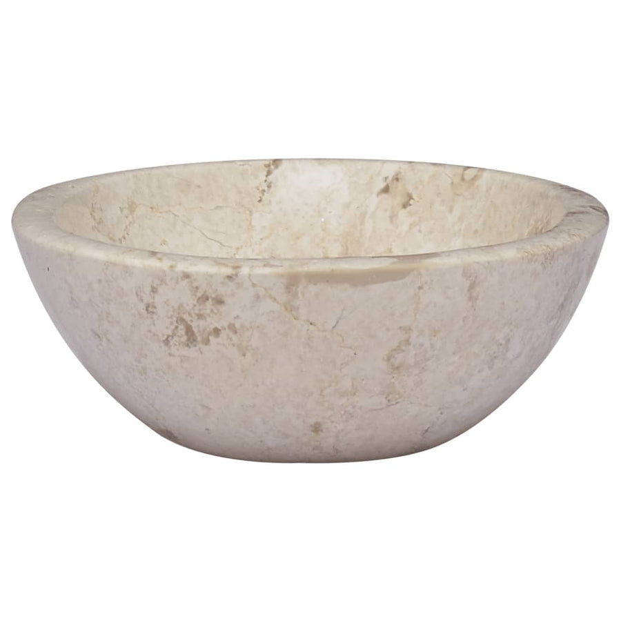 Gootsteen 53X40X15 Cm Marmer Kleurig Crème