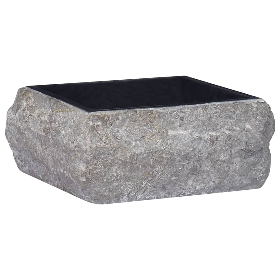 Gootsteen 30X30X13 Cm Marmer Crèmekleurig