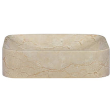 Gootsteen 40X40X10 Cm Marmer Kleurig Crème