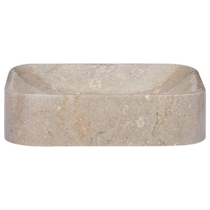 Gootsteen 40x40x10 cm marmer grijs Grijs
