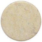 Tabletop Ø40x2.5 cm marble cream-coloured